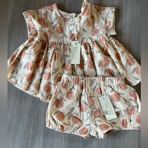 Rylee and Cru peaches set NWT